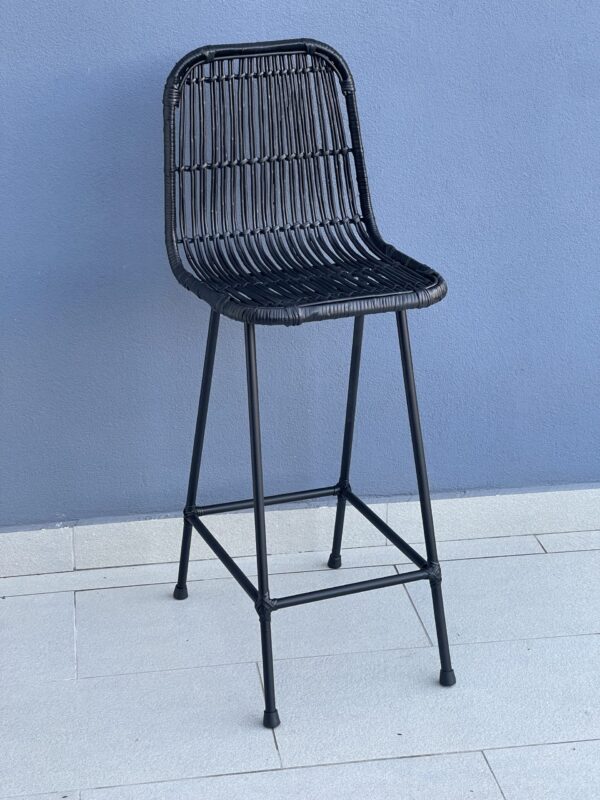 TABURETE NOGAL BLACK – Elegancia urbana con impacto real